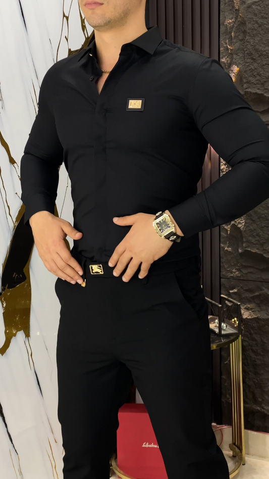 2025 Fall Gold Label Black Business Shirt