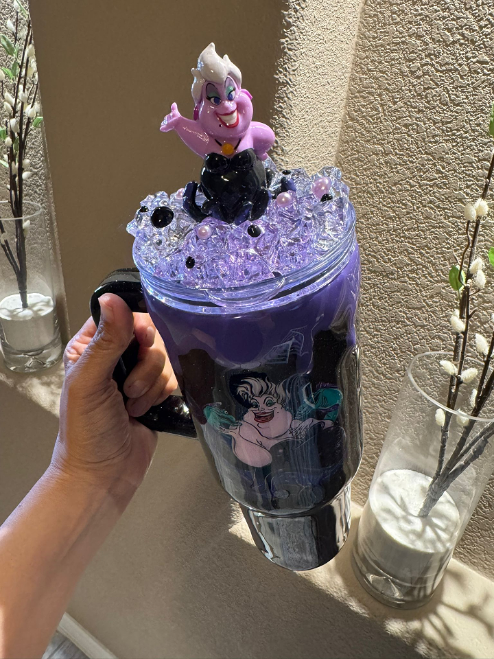 Chucky-Themed 40 oz Glitter Tumbler