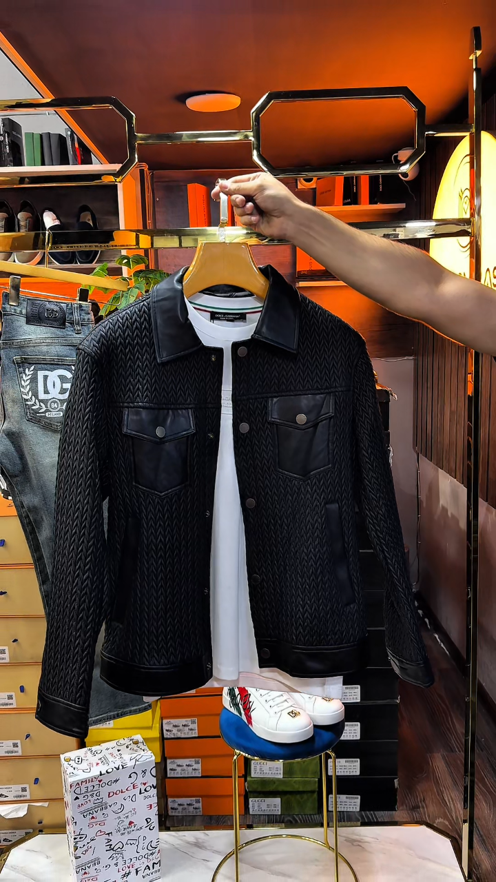 Men's Knitted Long-Sleeve Jacket