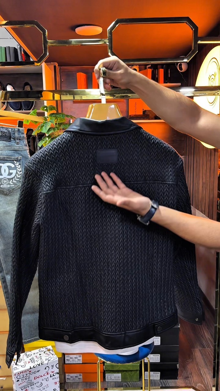 Men's Knitted Long-Sleeve Jacket
