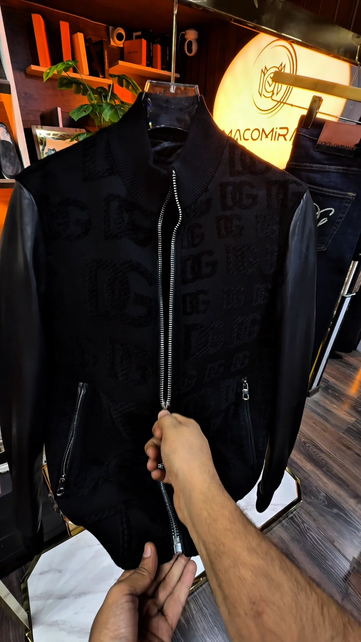 Men's Light Luxury Zipper Jacket