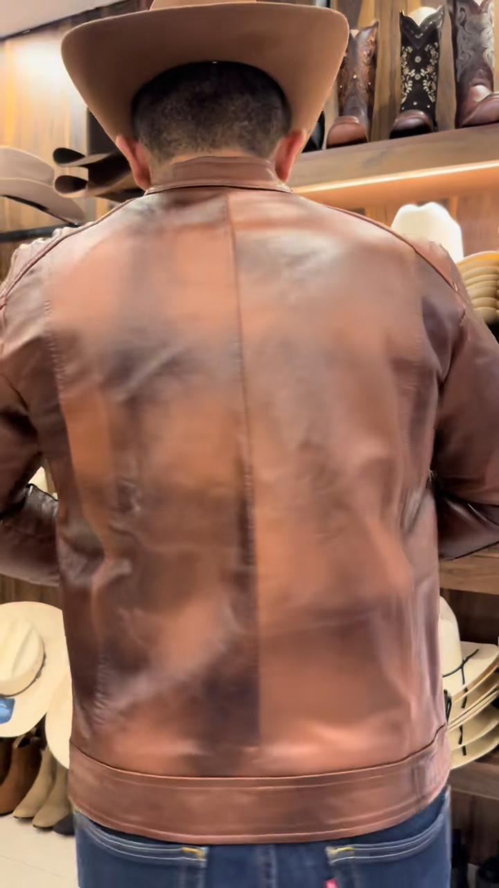 Men's Premium Cowhide Leather Jacket