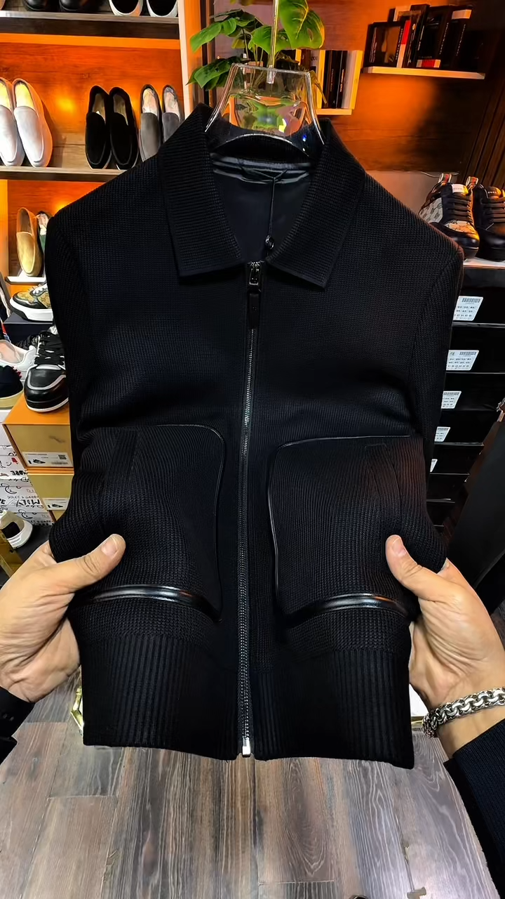 Men's Knit Cardigan Jacket