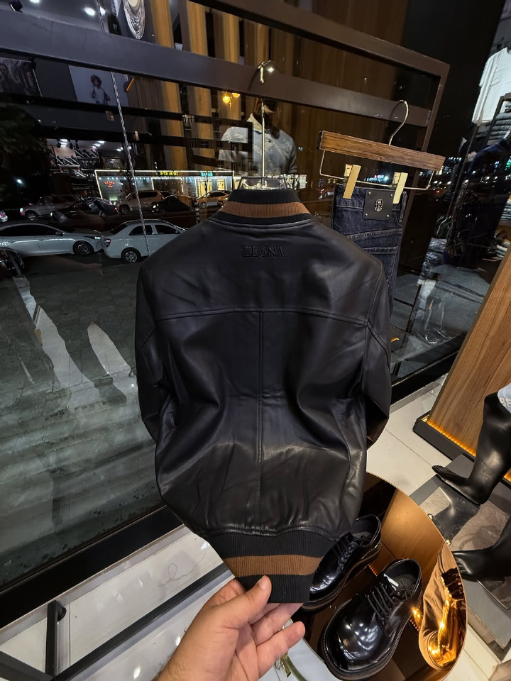 Men's Leather Pilot Jacket