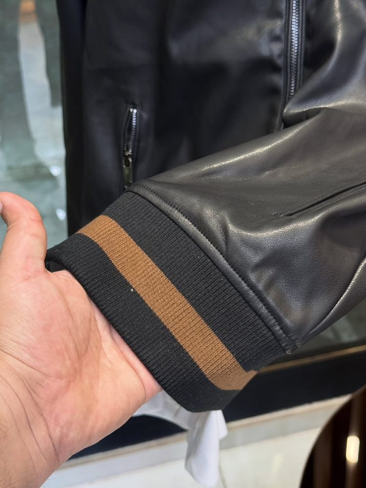 Men's Leather Pilot Jacket