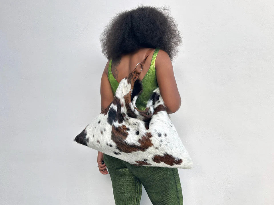Jaguar print shoulder bag