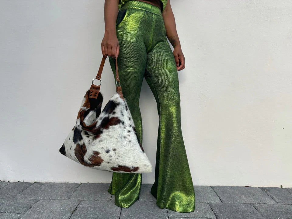 Jaguar print shoulder bag