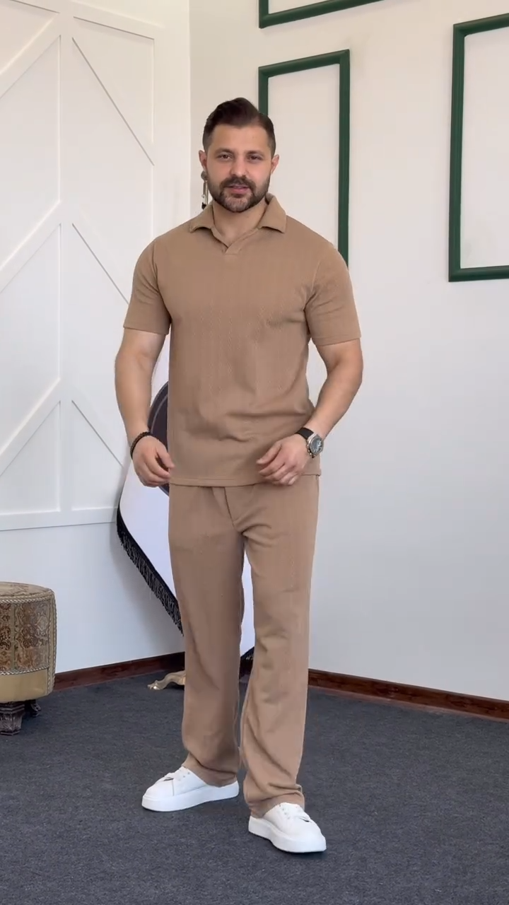 Men's Solid Color Casual Suit