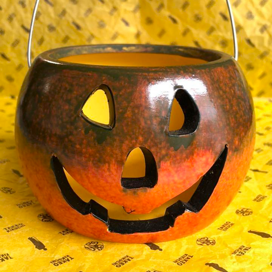 Halloween Pumpkin-Shaped Flower Pot