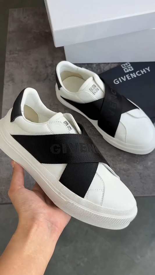 Italian City Sports Leather Sneakers