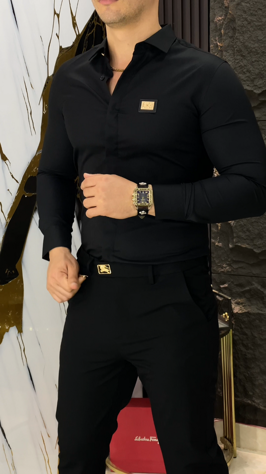 2025 Fall Gold Label Black Business Shirt