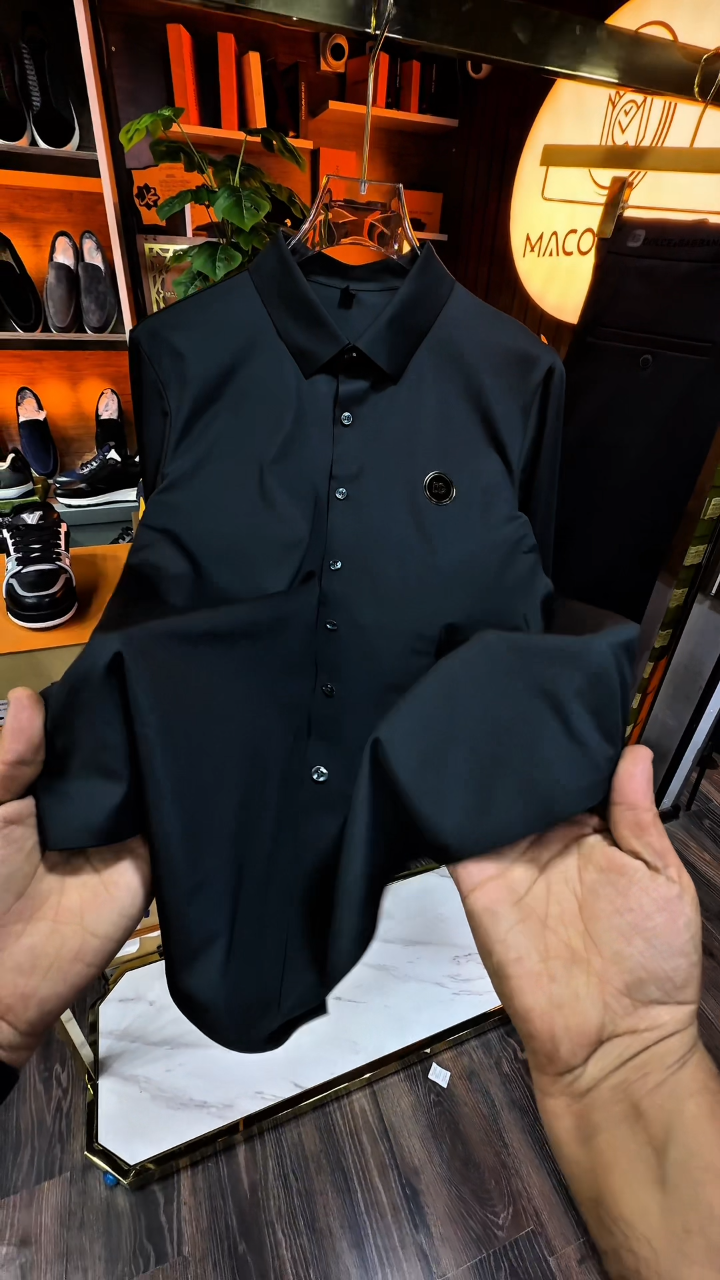 Men's Four-Way Stretch Premium Dress Shirt