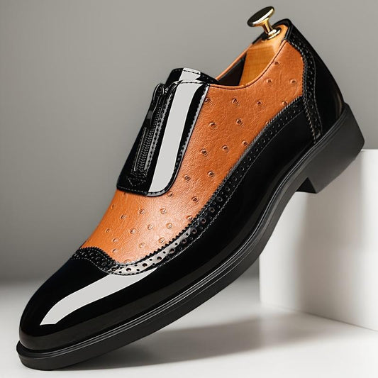 Men's Classic Wing-Tip Oxford Shoes