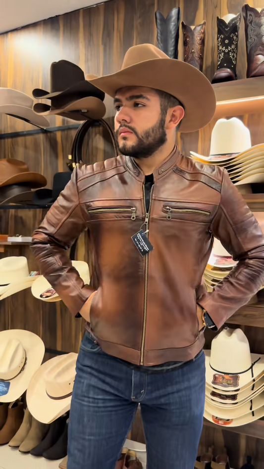 Men's Premium Cowhide Leather Jacket