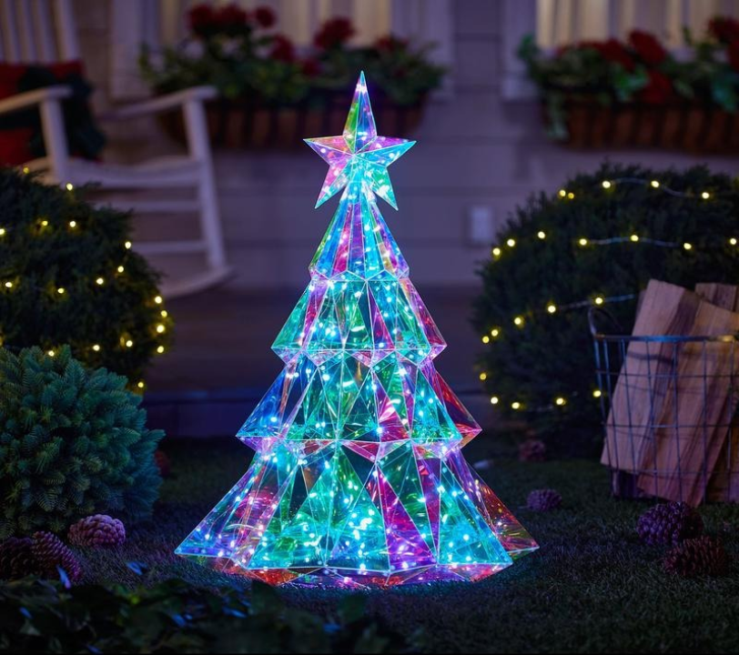Kringle Express Jumbo In/Outdoor Holographic Figure w/Remote
