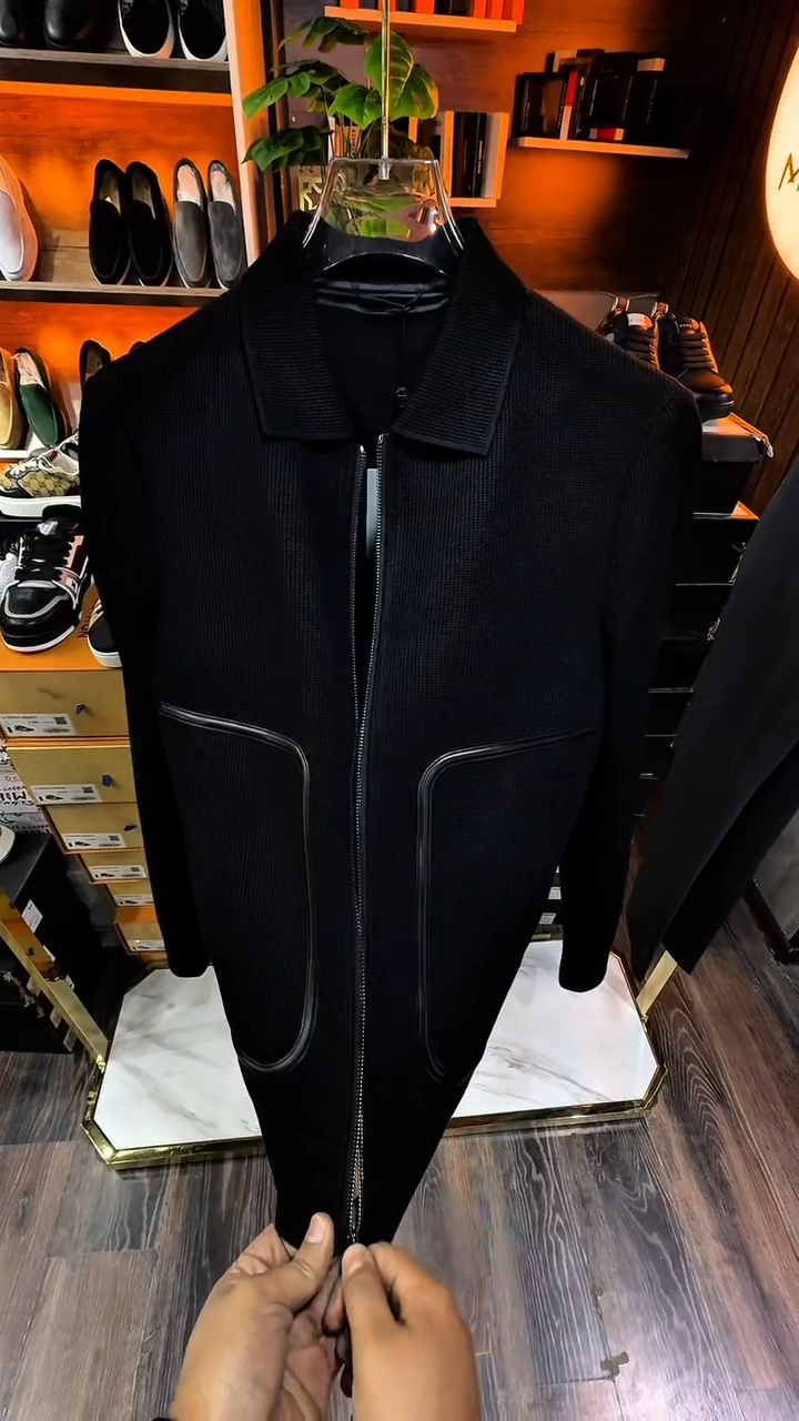 Men's Knit Cardigan Jacket