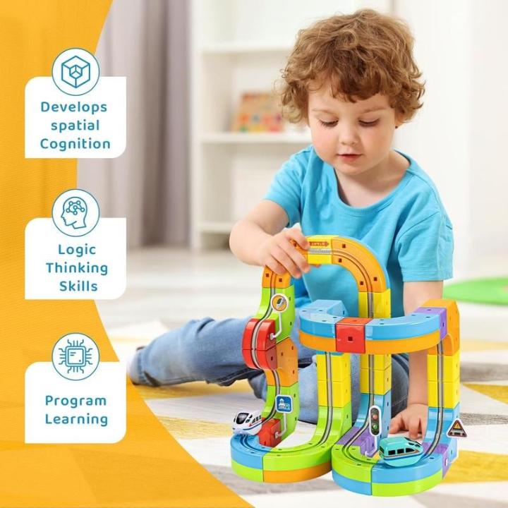 3D Embedded Layout Electric Train Set