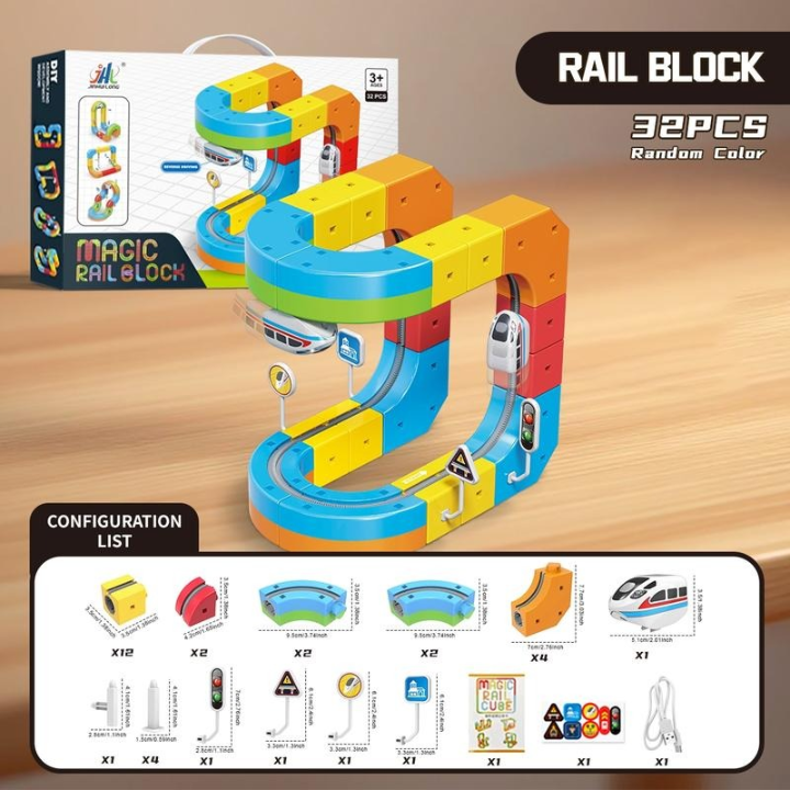 3D Embedded Layout Electric Train Set