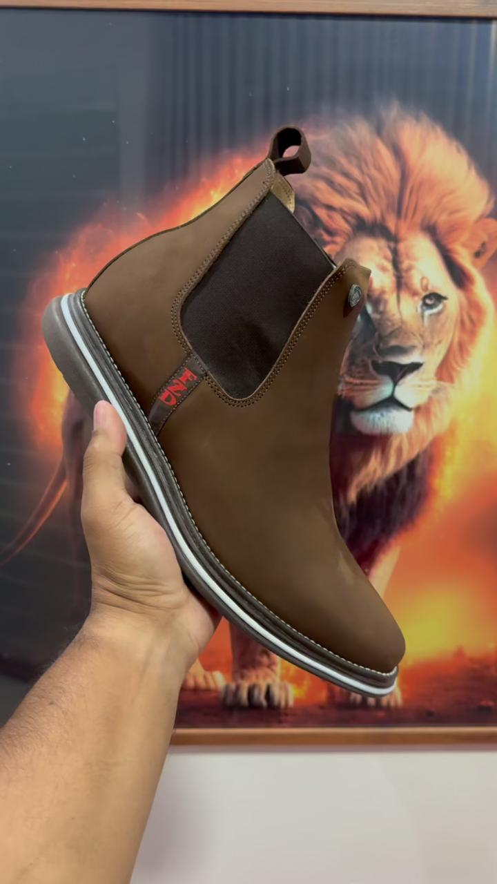 Men's Low-Top Elastic-Side Sneakers