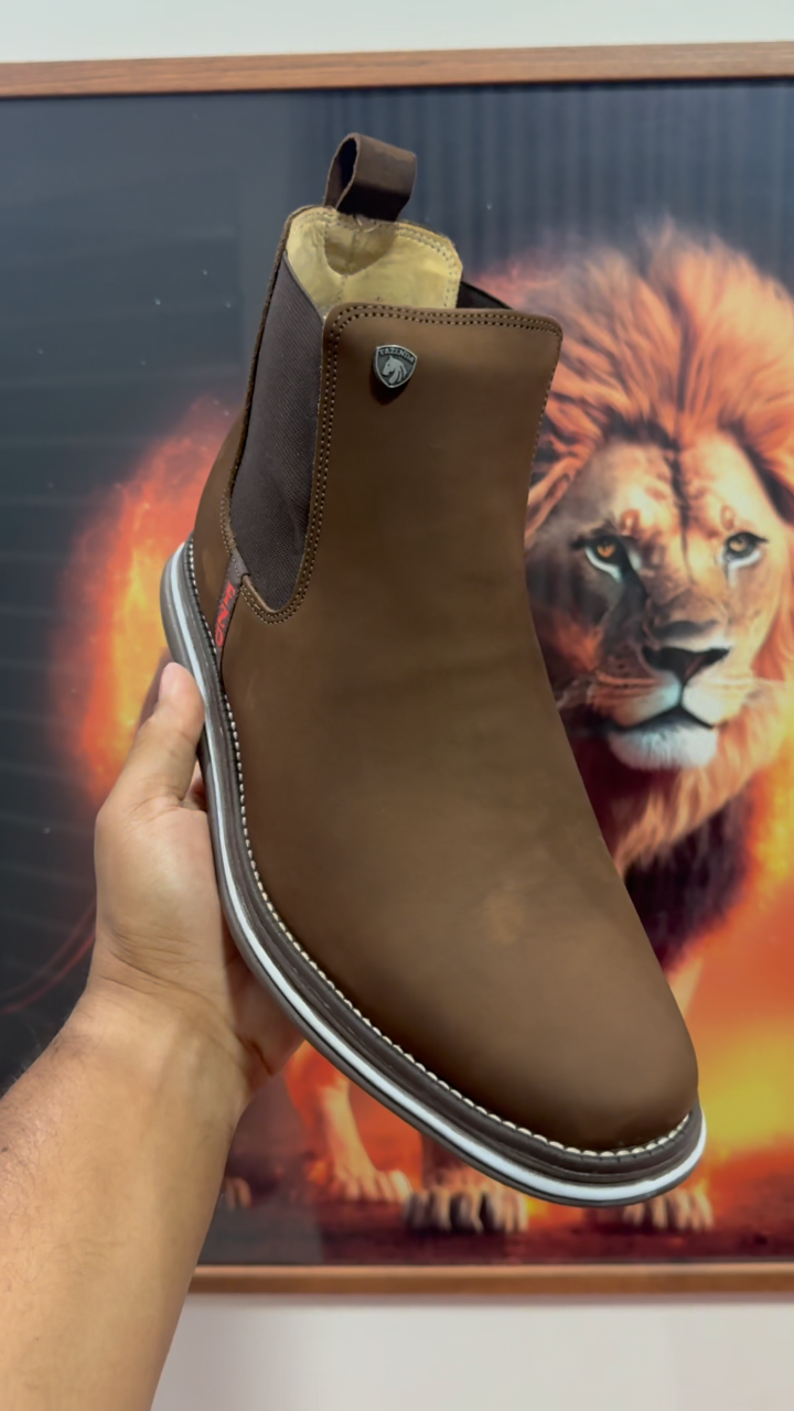 Men's Low-Top Elastic-Side Sneakers