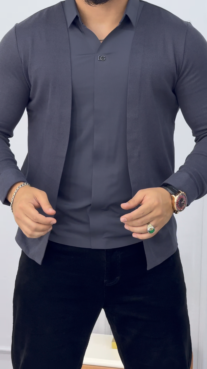 Men's Stretch Knit Long Sleeve