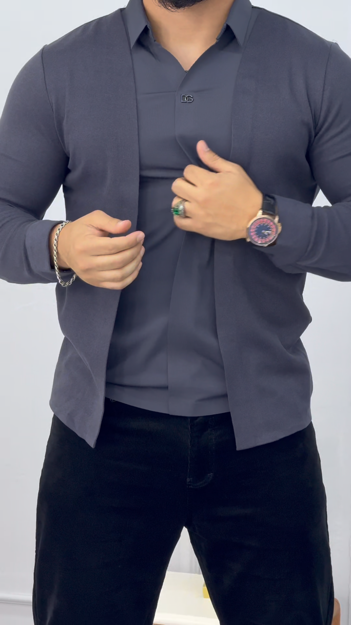 Men's Stretch Knit Long Sleeve