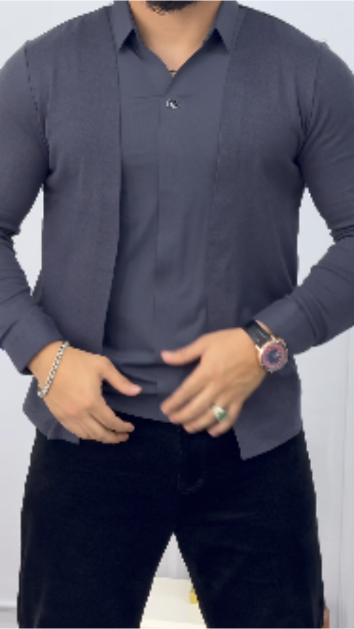 Men's Stretch Knit Long Sleeve