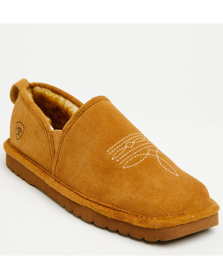 Men's Lasso Suede Square Toe Slipper