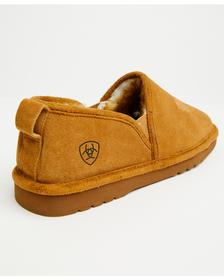 Men's Lasso Suede Square Toe Slipper