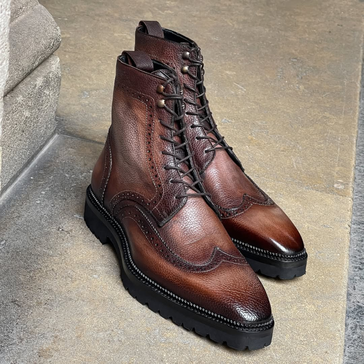 Sartorial Commando Ankle Boots - Elegant Winter Boots