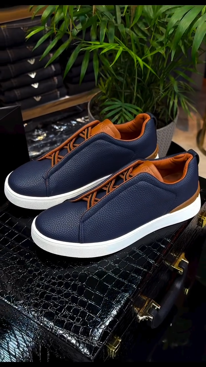 Men's Suede Leather Board Shoes