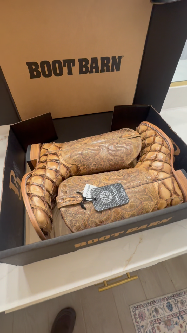 Pirarucu Leather Boots