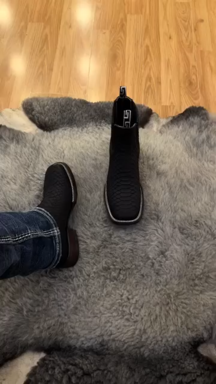 Black Stallion Western Boots