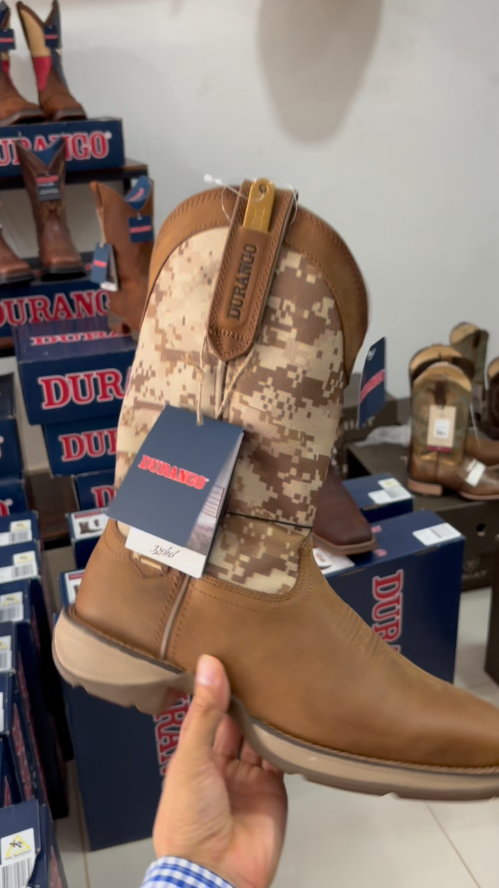 Men's Rebel Desert Camo Pull-On Western Boot