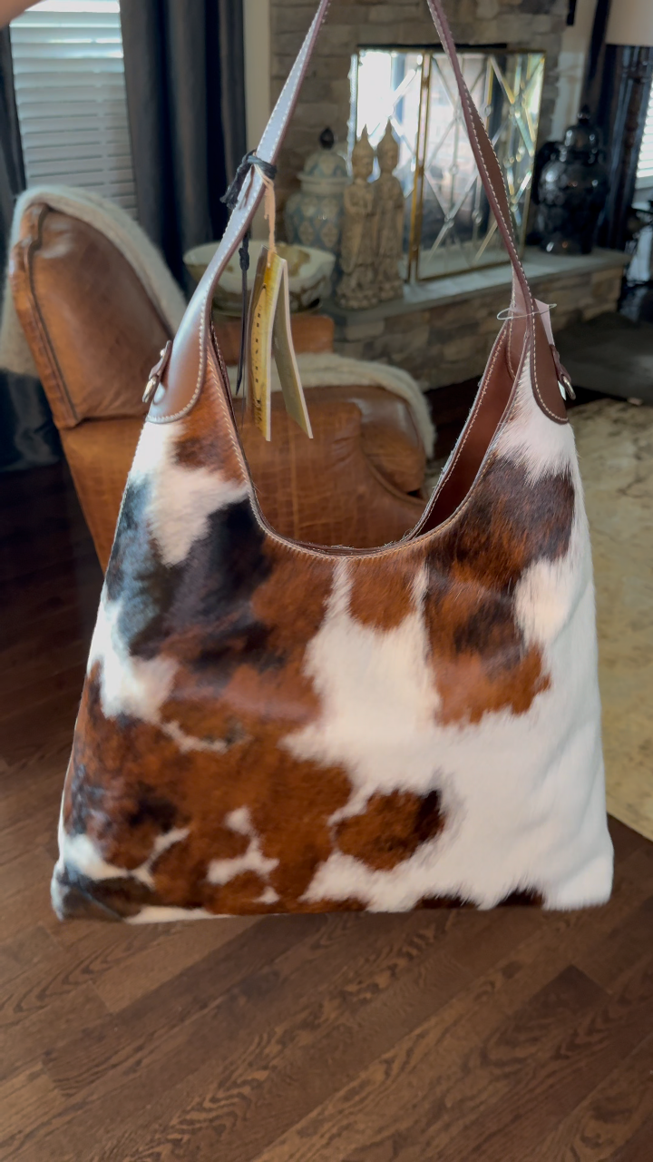 Italian-made leather bum bag