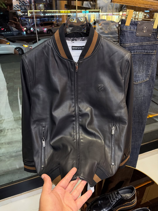Men's Leather Pilot Jacket