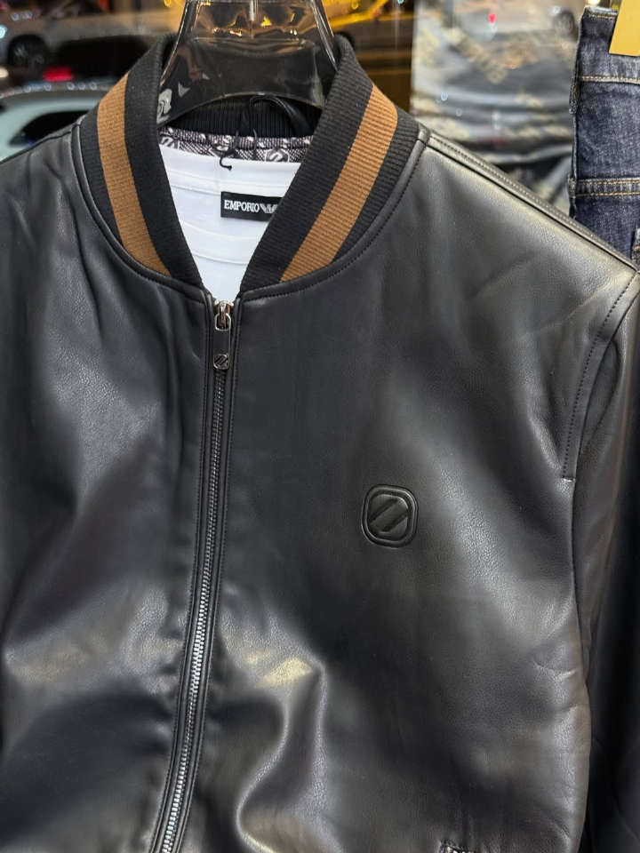 Men's Leather Pilot Jacket
